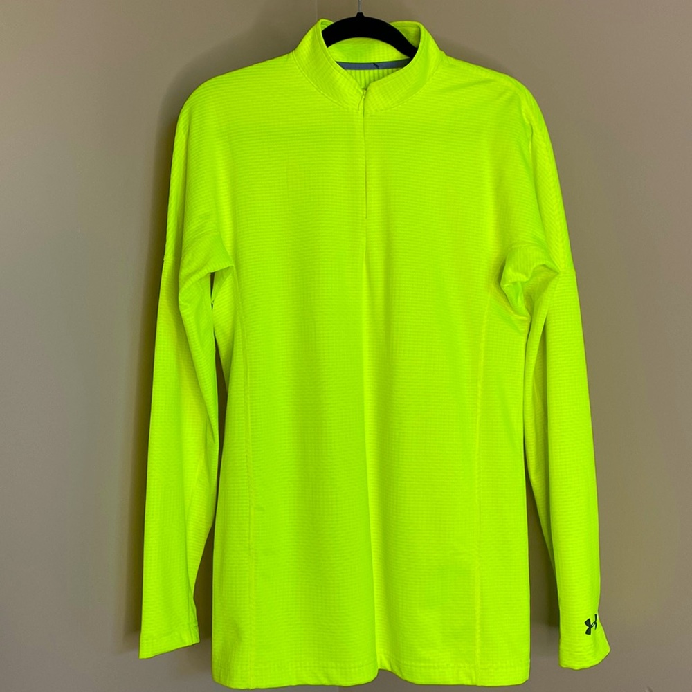 Under Armour Mens Fitted ColdGear 1/4 Zip Pullover